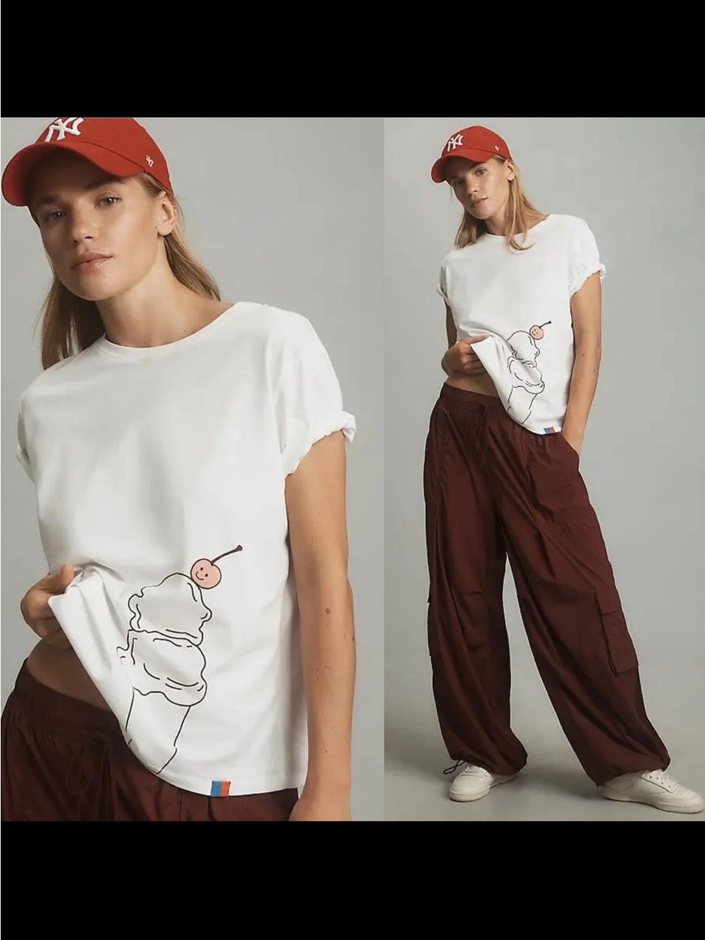 Kule Modern Ice Cream Tee Women’s Size XL NWT